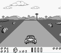 une photo d'Ã©cran de Tintin - Le Temple du Soleil sur Nintendo Game Boy
